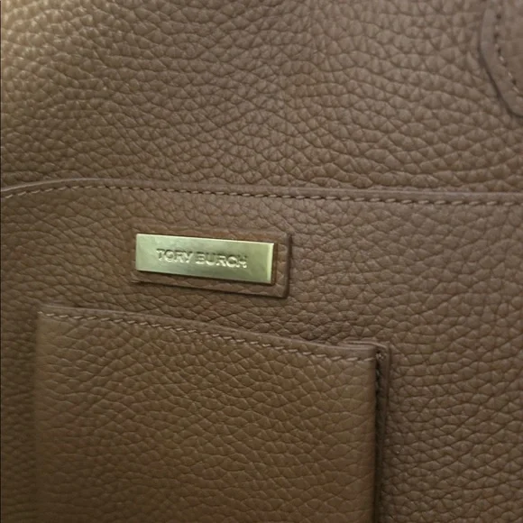 Tory Burch Brown Leather Tote - Picture 3 of 5